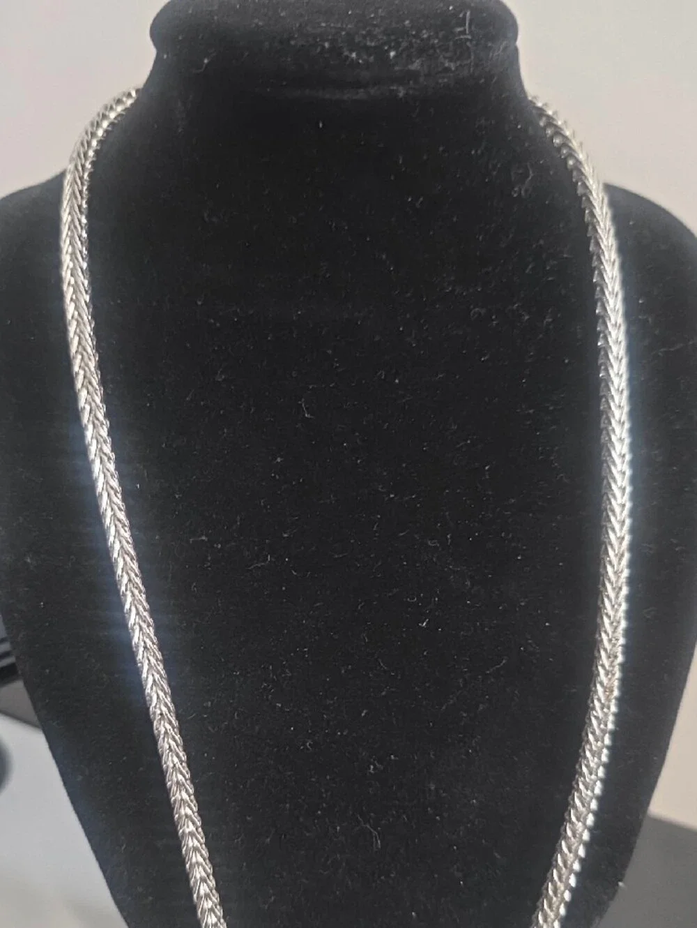 New 20inch White Gold Filled Franco Chain Necklace 4.0mm